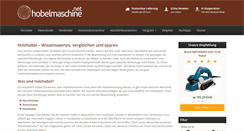 Desktop Screenshot of hobelmaschine.net